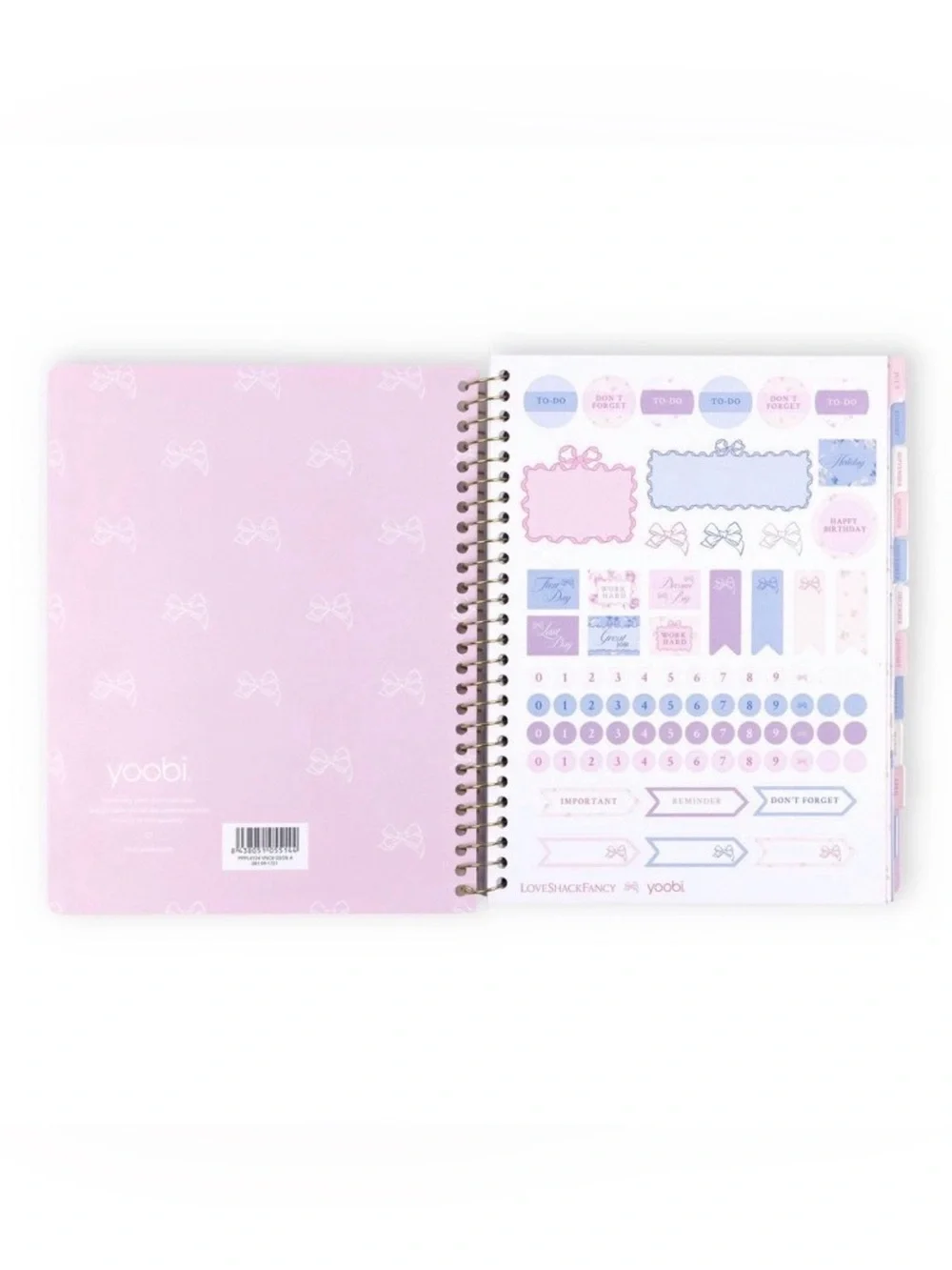 LoveShackFancy x Target Monthly and Weekly Planner Coquette Bow
